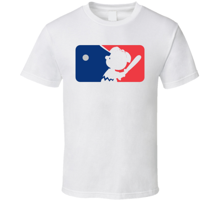 Charlie Brown Mlb Peanuts Baseball T Shirt