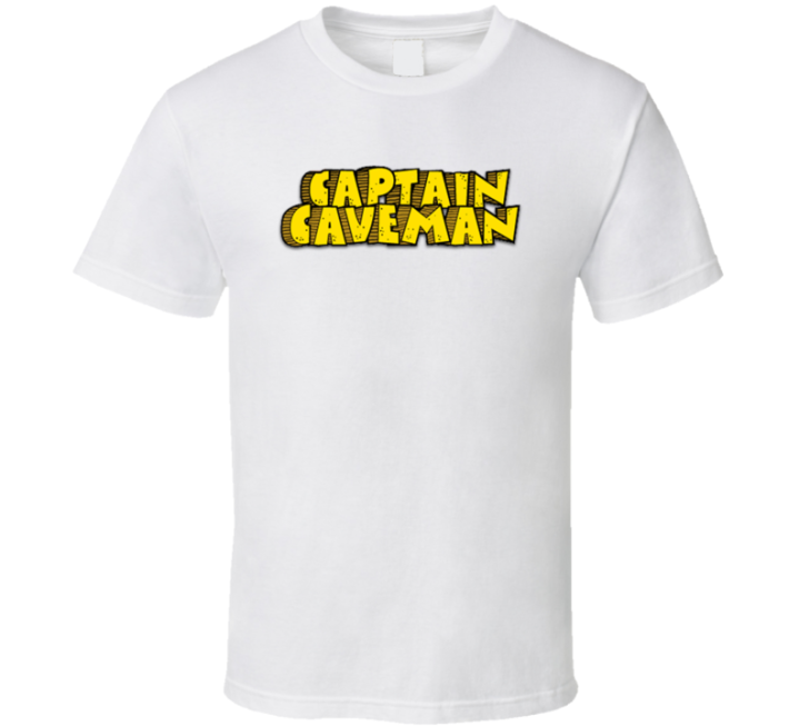 Captain Caveman Logo T Shirt