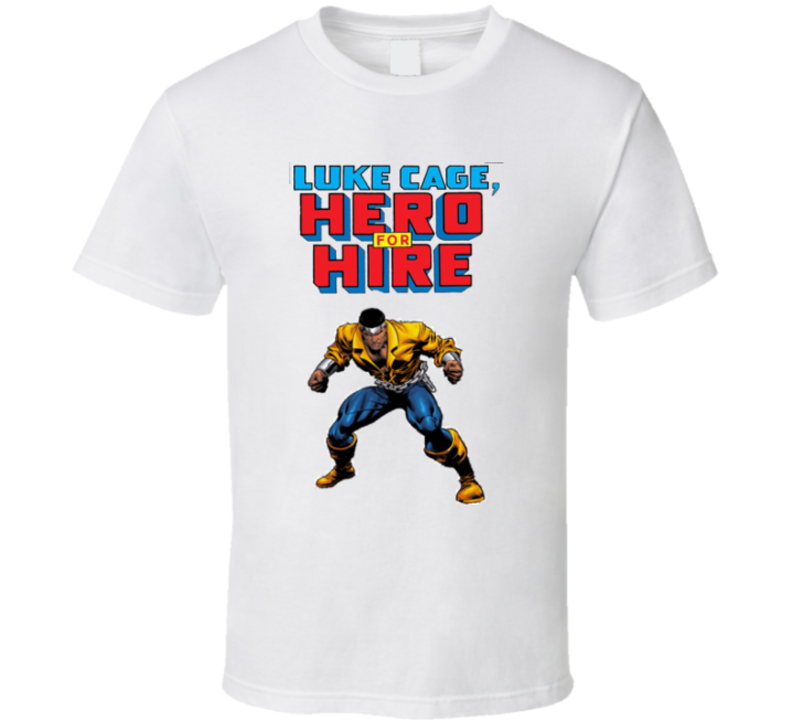 Luke Cage Hero For Hire Comic T Shirt