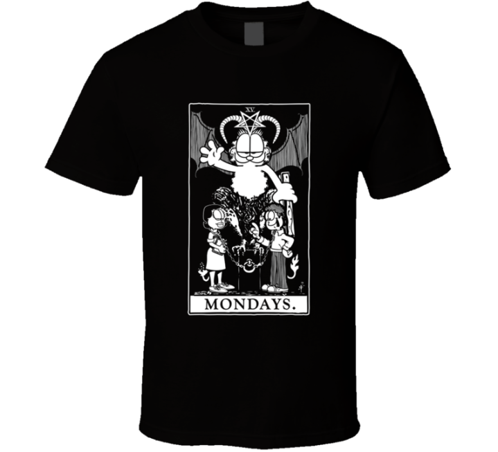 Garfield Tarot Card Mondays T Shirt