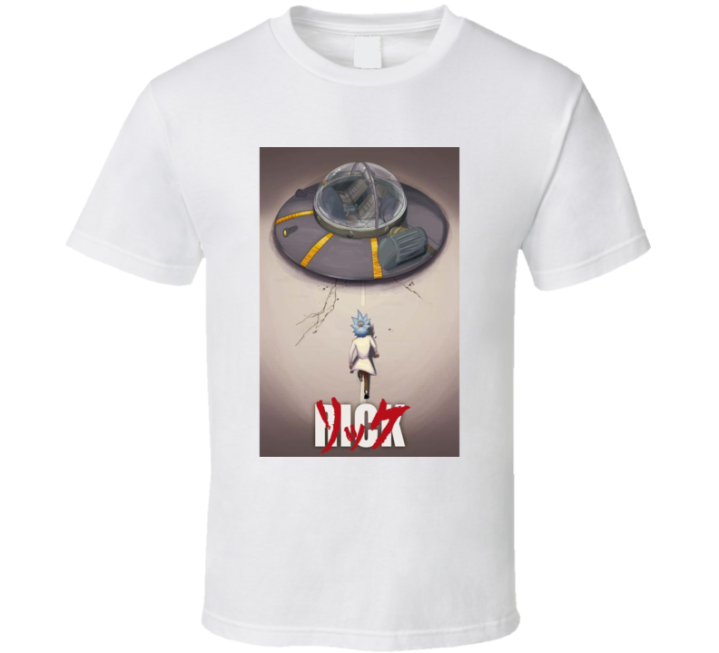 Rick Akira Morty Parody T Shirt