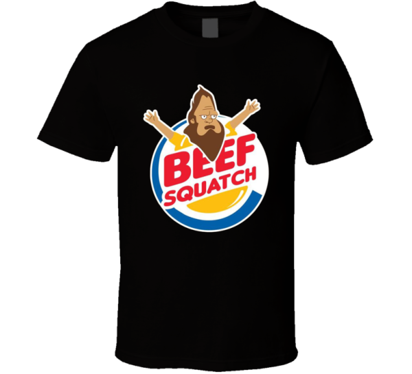 Beef Squatch Bob's Burgers King Parody T Shirt