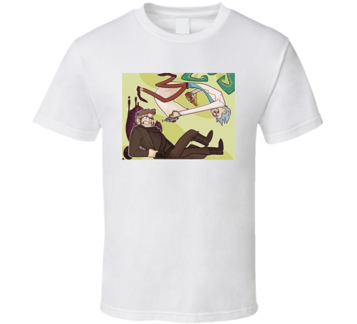 Rick Morty Gravity Falls Parody T Shirt