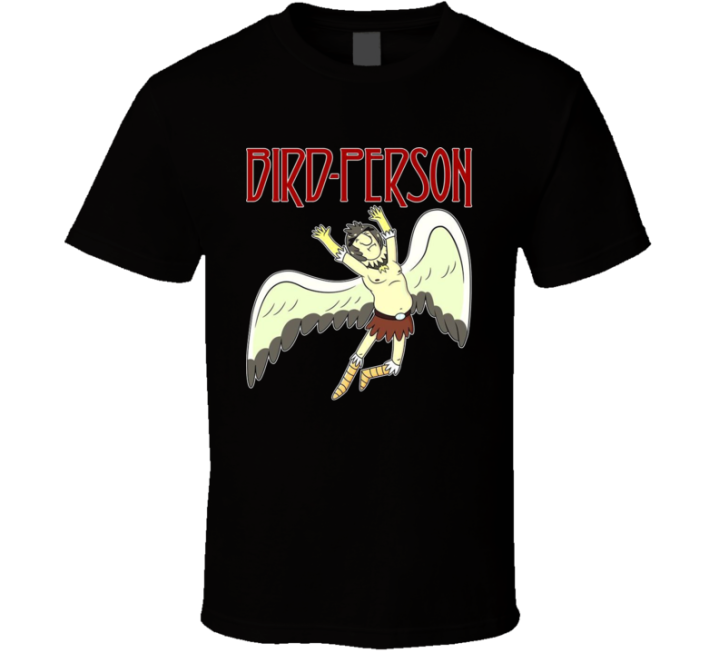 Bird Person Led Zeppelin Parody T Shirt