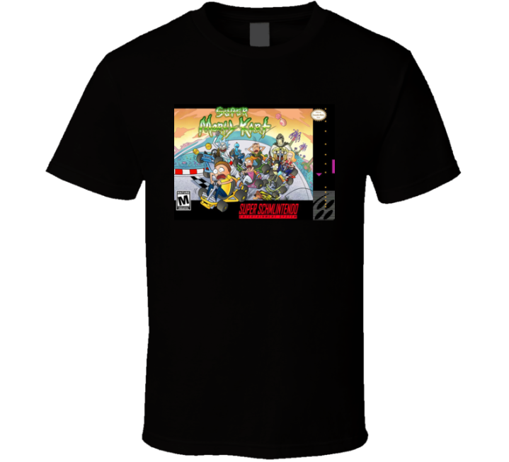 Super Morty Kart Mario Rick Parody T Shirt