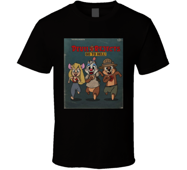 Chip Dale Rescue Rangers Devil's Reject's Cursed T Shirt