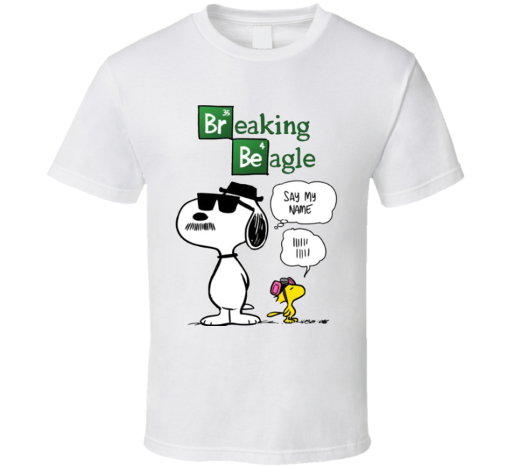 Breaking Beagle Bad Snoopy Peanuts Parody T Shirt