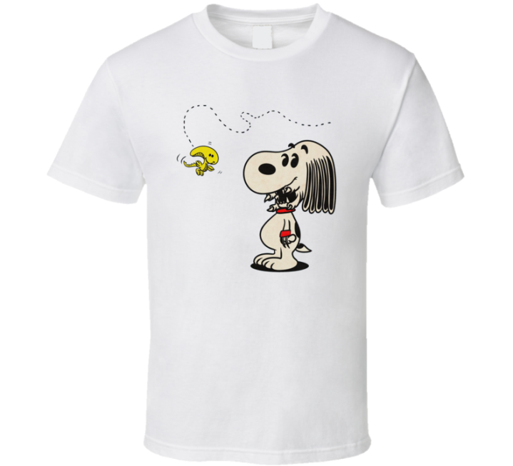 Alien Vs Predator Charlie Brown Parody T Shirt