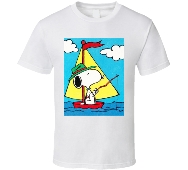 Snoopy Summer Outfit Sailing T Shirt