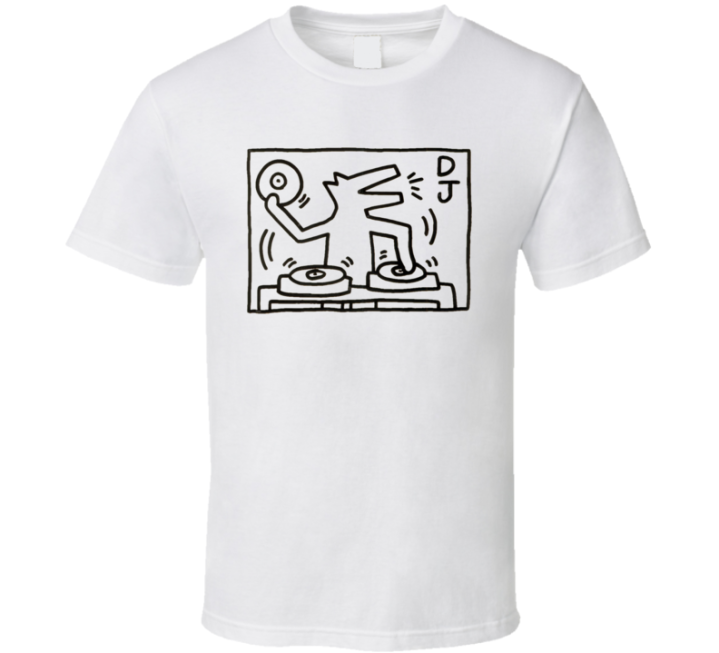 Dj Wolf Keith Haring Meme T Shirt