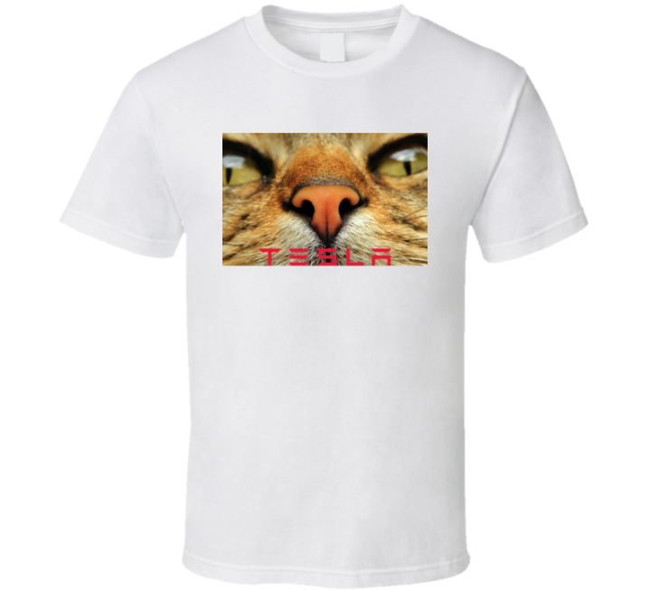 Tesla Cat Meme T Shirt