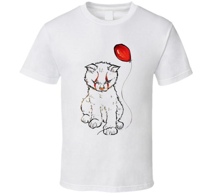 Clown Cat It Movie Parody T Shirt