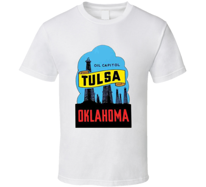 Oil Capitol Tulsa Oklahoma Vintage Retro T Shirt