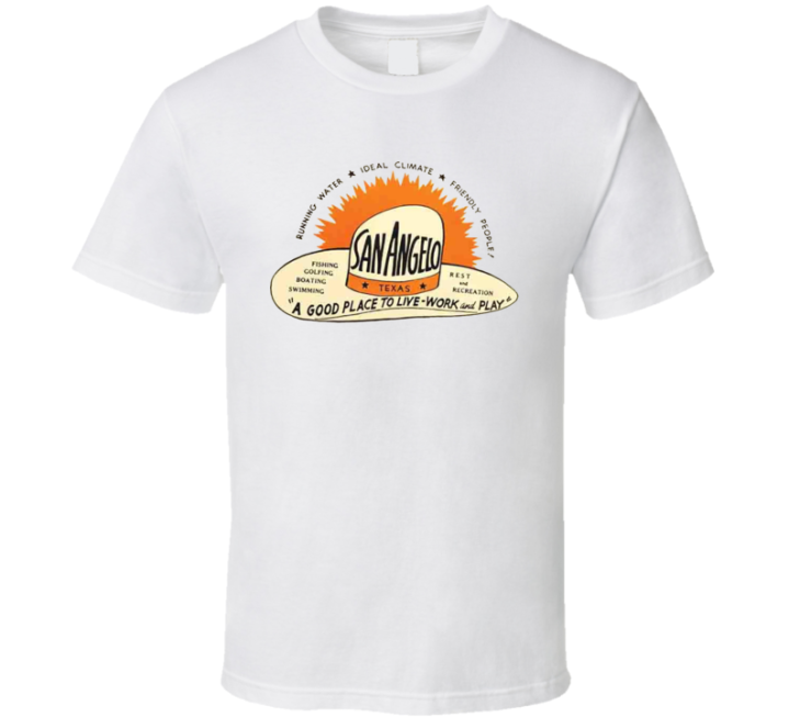 San Angelo Texas Retro Vintage Nostalgic T Shirt