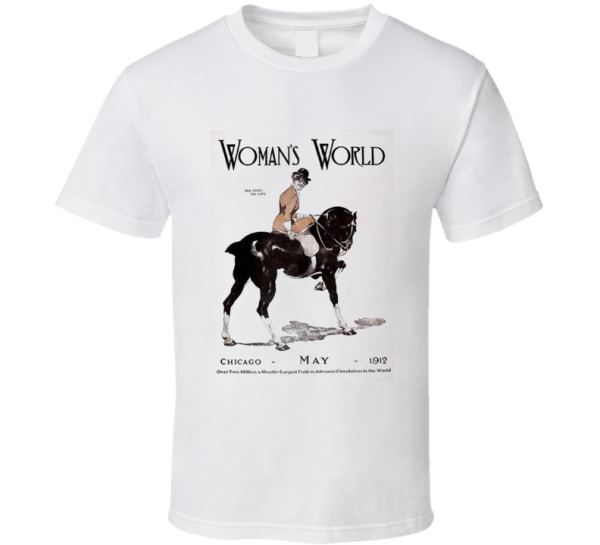 Woman's World Horse Riding Magazine Vintage T Shirt