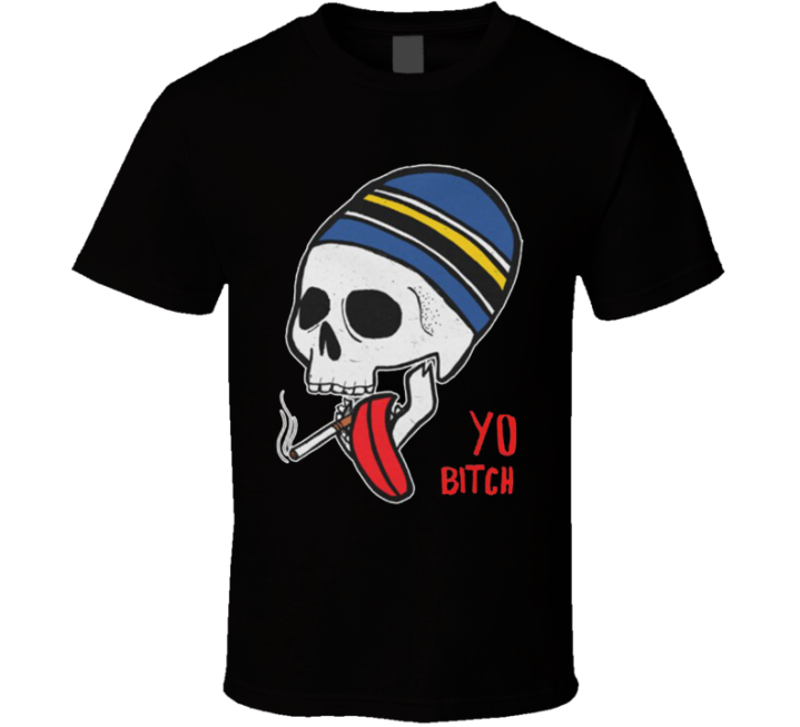 Yo Bitch Jesse Pinkman Breaking Bad Skull T Shirt