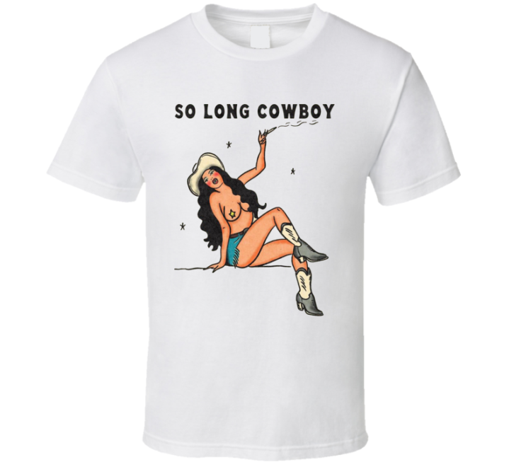 So Long Cowboy Cowgirl Horse Riding Summer T Shirt