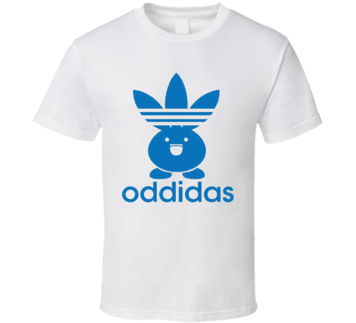 Addidas Pokemon Parody T Shirt