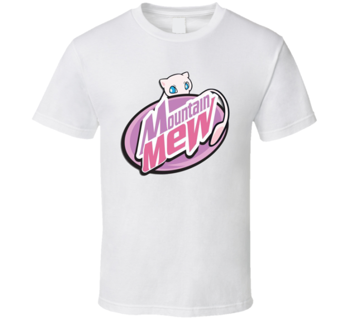 Mountain Mew Dew Pokemon Parody T Shirt