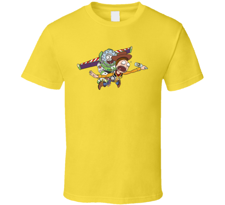 Toy Story Rick And Morty Parody T Shirt