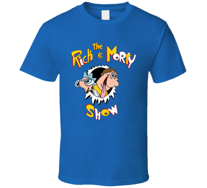 The Rick And Morty Show Ren And Stimpy Parody T Shirt