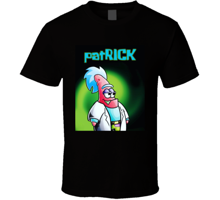 Patrick Rick And Morty Spongebob Parody T Shirt