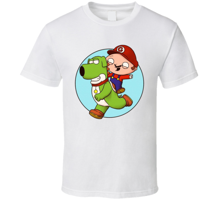 Super Mario Family Guy Yoshi Parody T Shirt