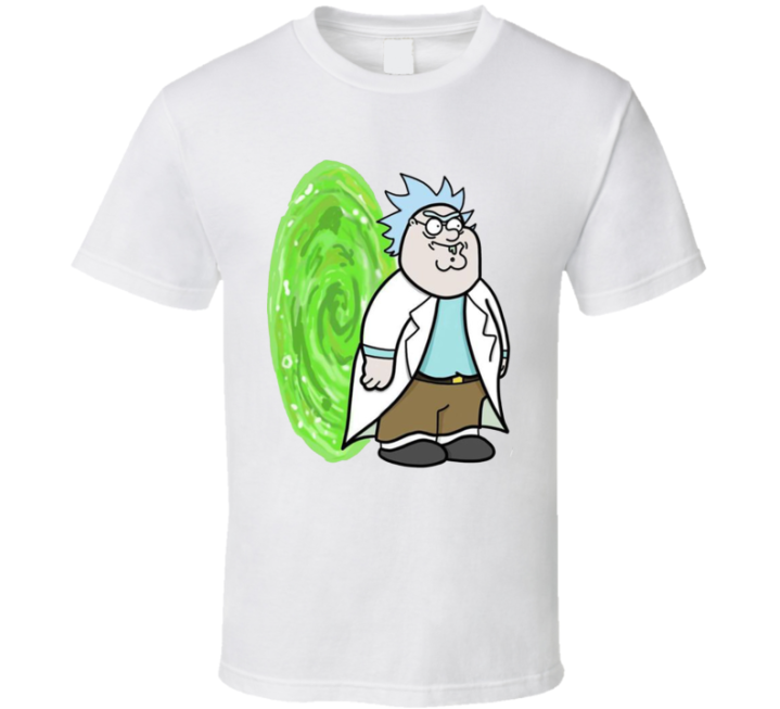 Rick And Morty Family Guy Parody T Shirt