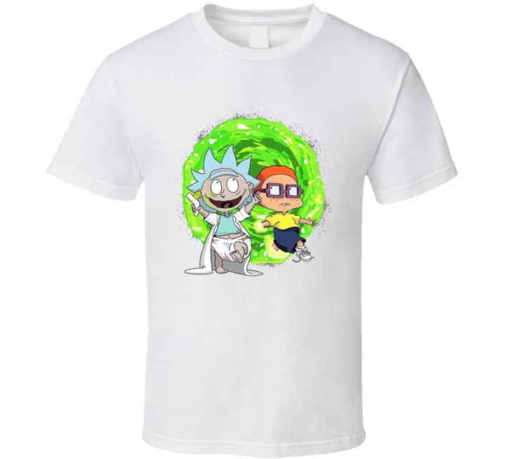 Rugrats Rick And Morty Parody T Shirt