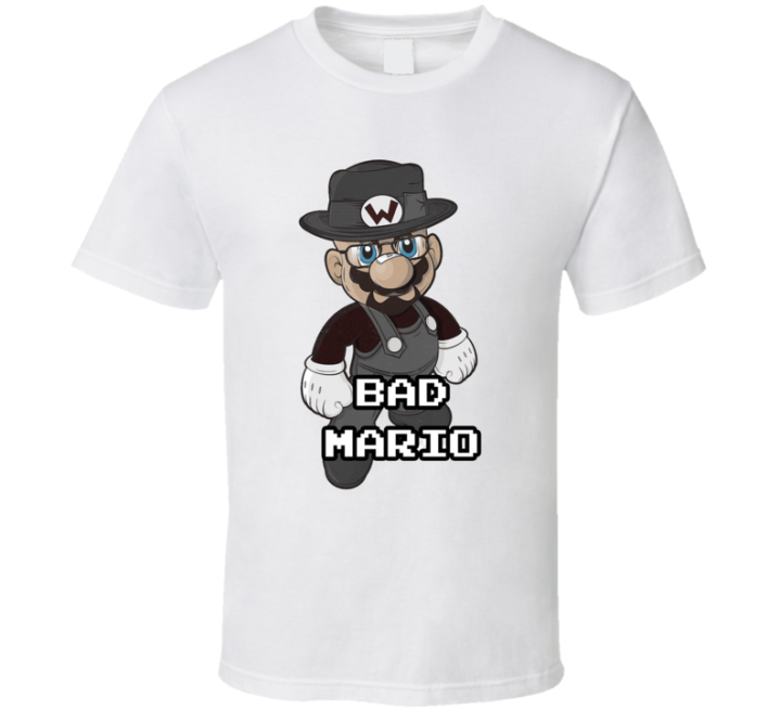 Breaking Bad Mario Walter White Parody T Shirt