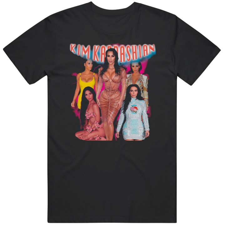 Kim Kardashian Vintage 2000s Style T Shirt