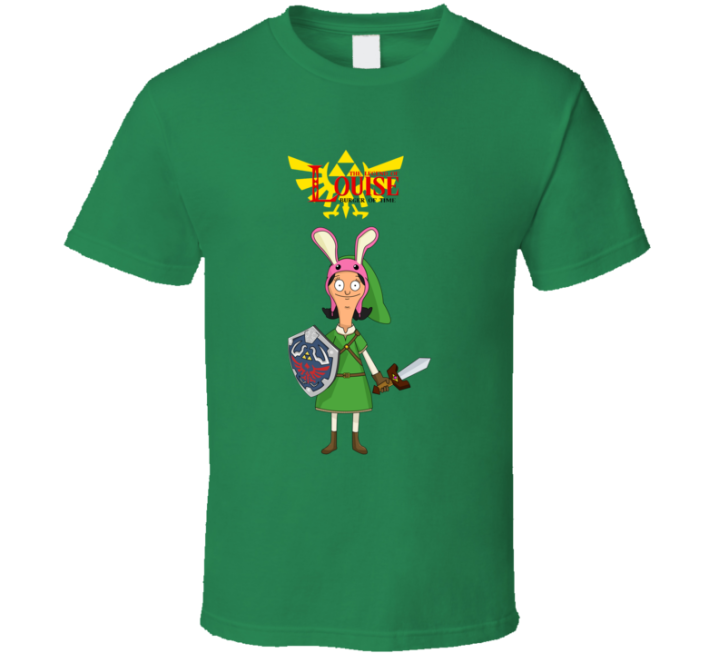 Legend Of Louise Bob's Burgers Zelda Parody T Shirt