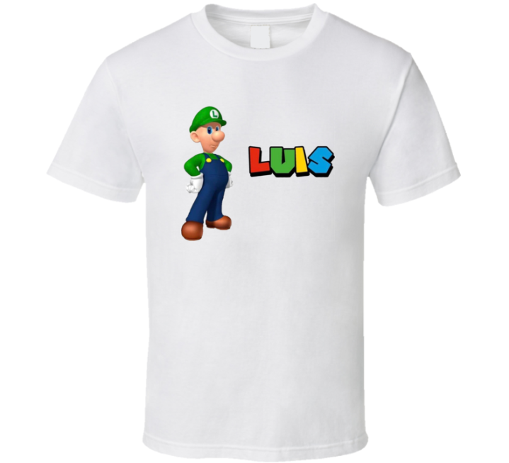 Luigi Luis Mario Meme Parody T Shirt