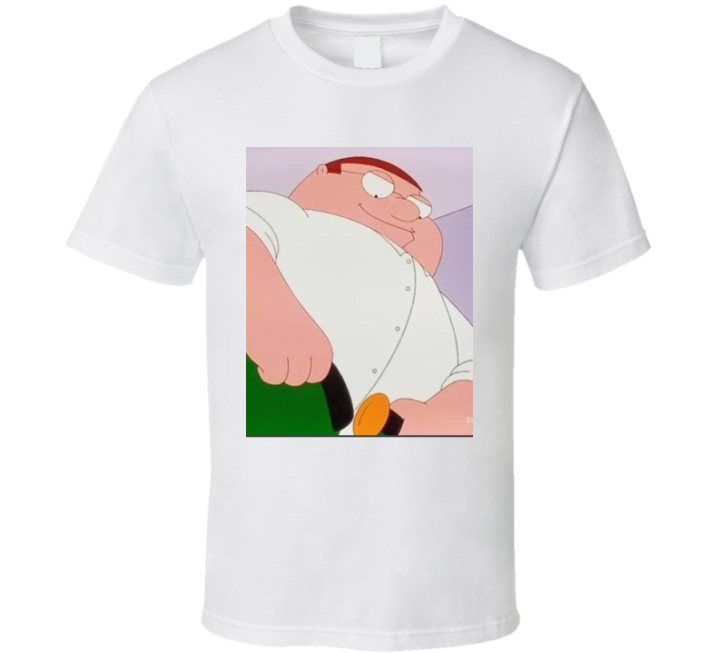 Peter Griffin Belt Unbuckle Cursed Meme T Shirt