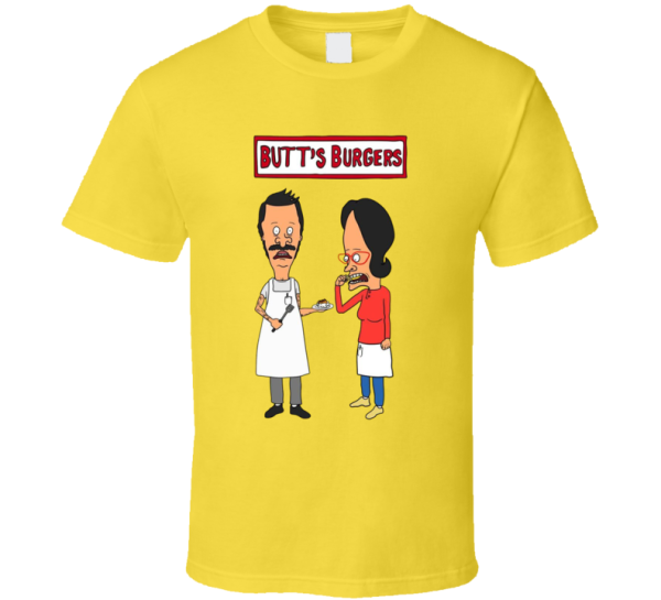 Butt's Burgers Bpb Beavis Butthead Parody T Shirt