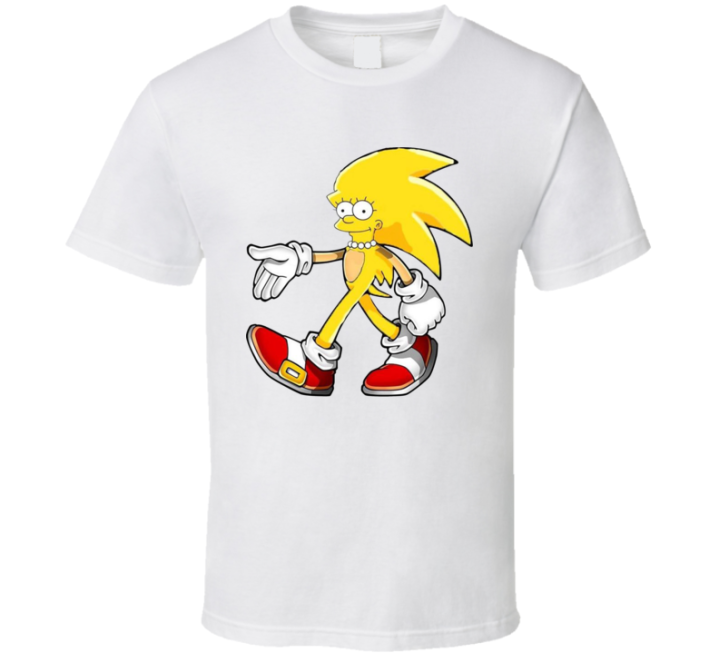 Sonic Lisa Simpsons Cursed Meme T Shirt