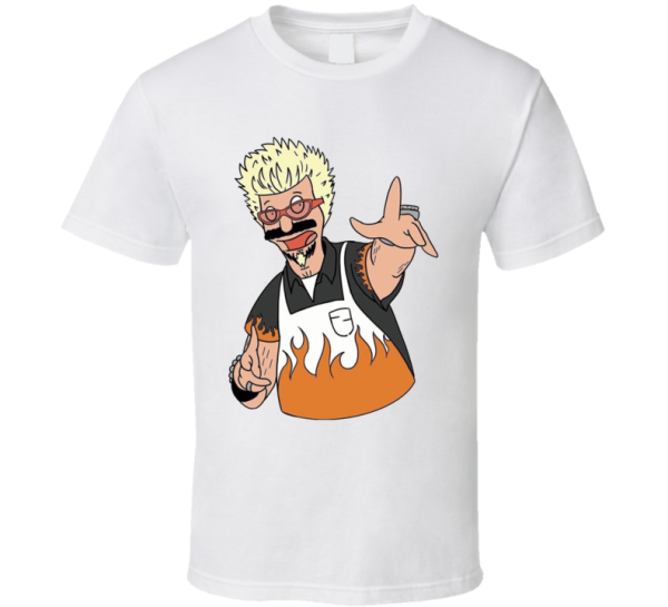 Bob's Burgers Guy Fieri Flavor Town Parody T Shirt