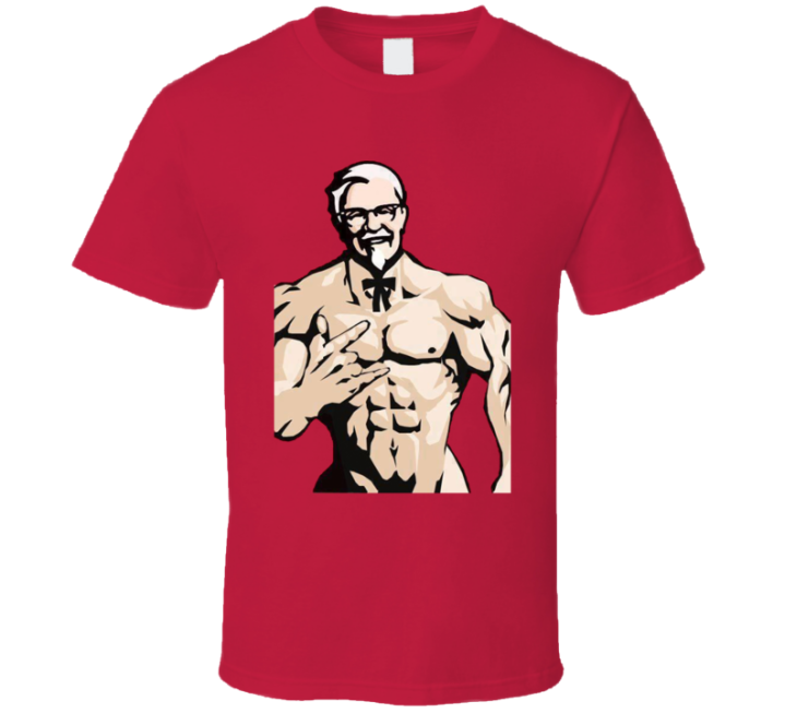 Kfc Buff Chicken Bodybuilding Gym T Shirt