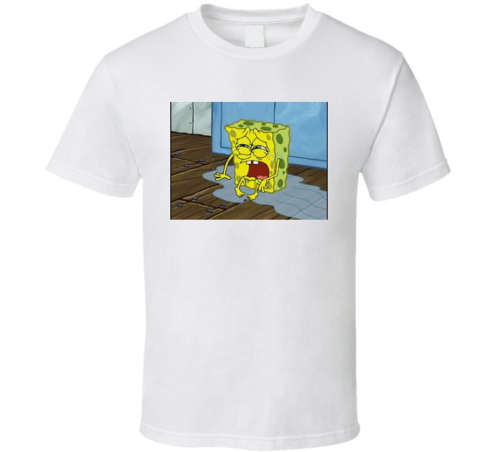 Spongebob Crying Wet T Shirt