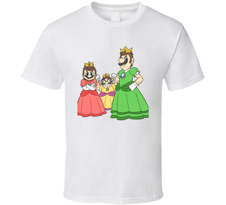 Super Mario Princess Drag Show Parody T Shirt