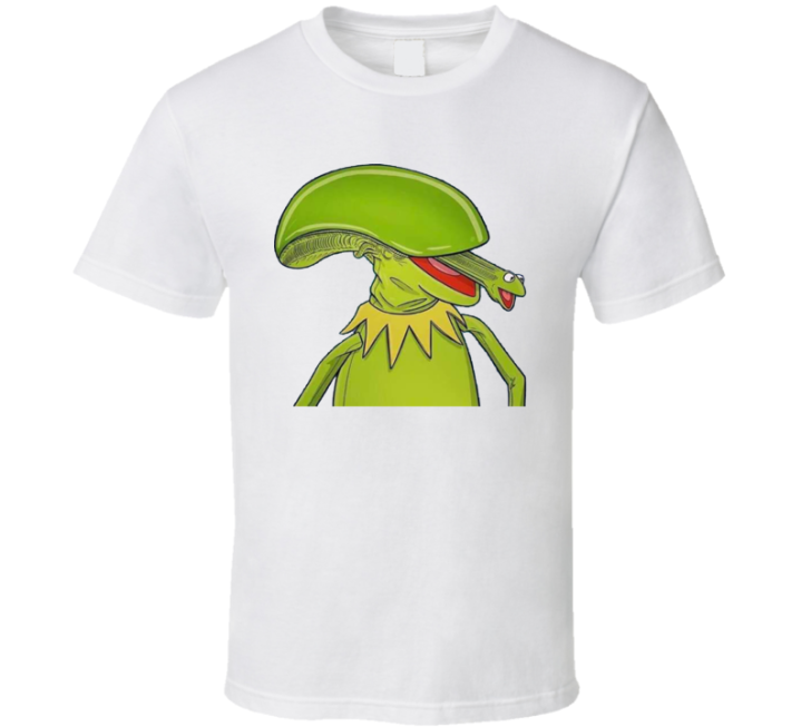 Xenomorph Kermit The Frog Parody T Shirt