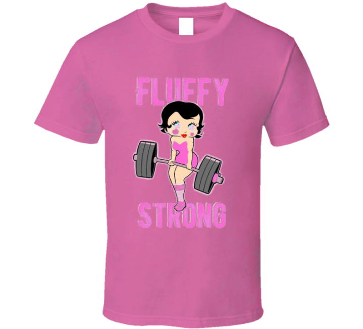 Fluffy Strong Betty Boop Gym T Shirt