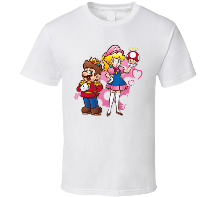 Prince Mario Peach Plumber T Shirt