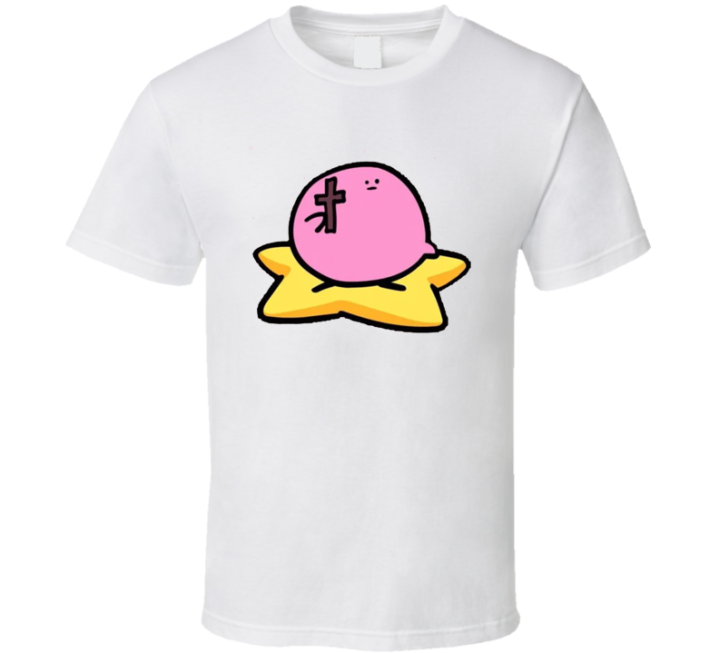 Kirby Cross Jesus Meme T Shirt