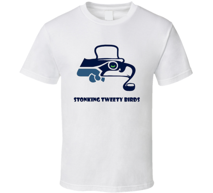 Stonking Tweet Birds Uk British Seattle Seahawks T Shirt