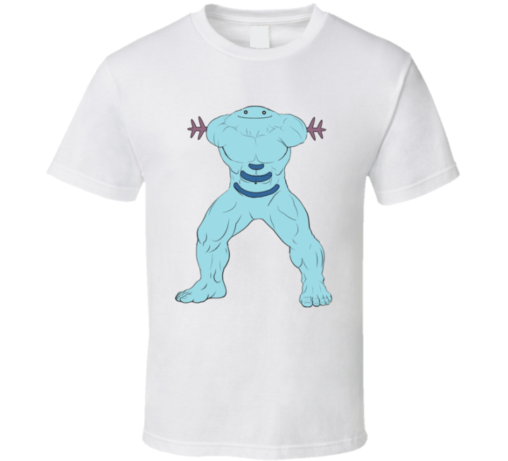 Wooper Hulk Cursed Pokemon Meme T Shirt