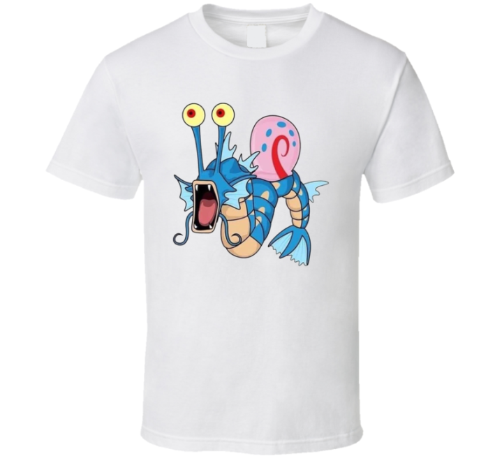 Garydos Gary Gyarados Pokemon Spongebob Meme T Shirt