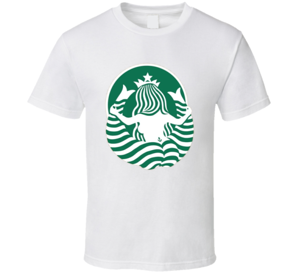 Starbuck's Butt Back Logo Parody T Shirt