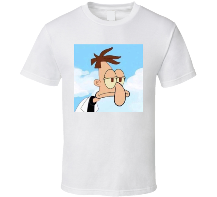 Squidward Doofenshmirtz Phnieas Ferb Spongebob Parody T Shirt