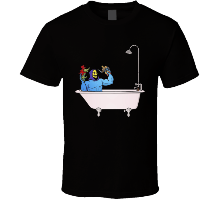 Skeletor He-man Bath Tub Meme T Shirt